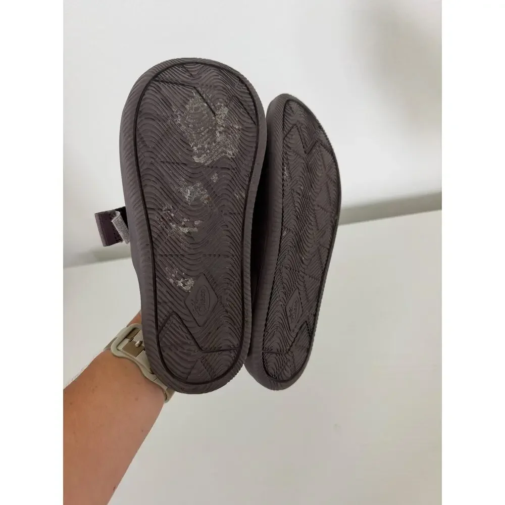 Chacco Womens Chillos Purple Slide Sandals Adjustable Straps Arch support Size 7